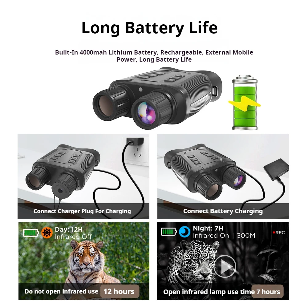 NV3280 กล้องส่องทางไกลแบบสองตา - Digital Night Vision Binoculars 4K บทวิจารณ์และราคา