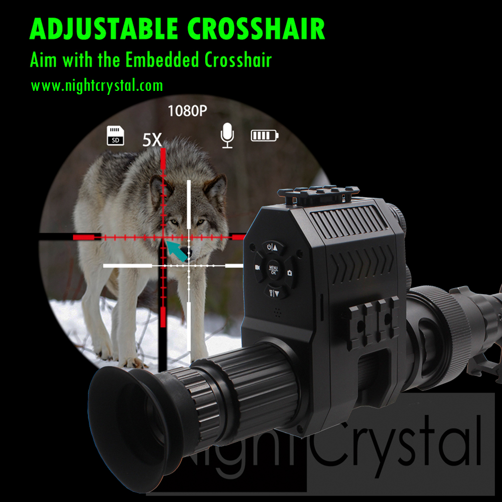 กล้องเล็งปืนไรเฟิลระบบมองเห็นใ - Night Vision Rifle Scope Ir 850Nm บทวิจารณ์และราคา