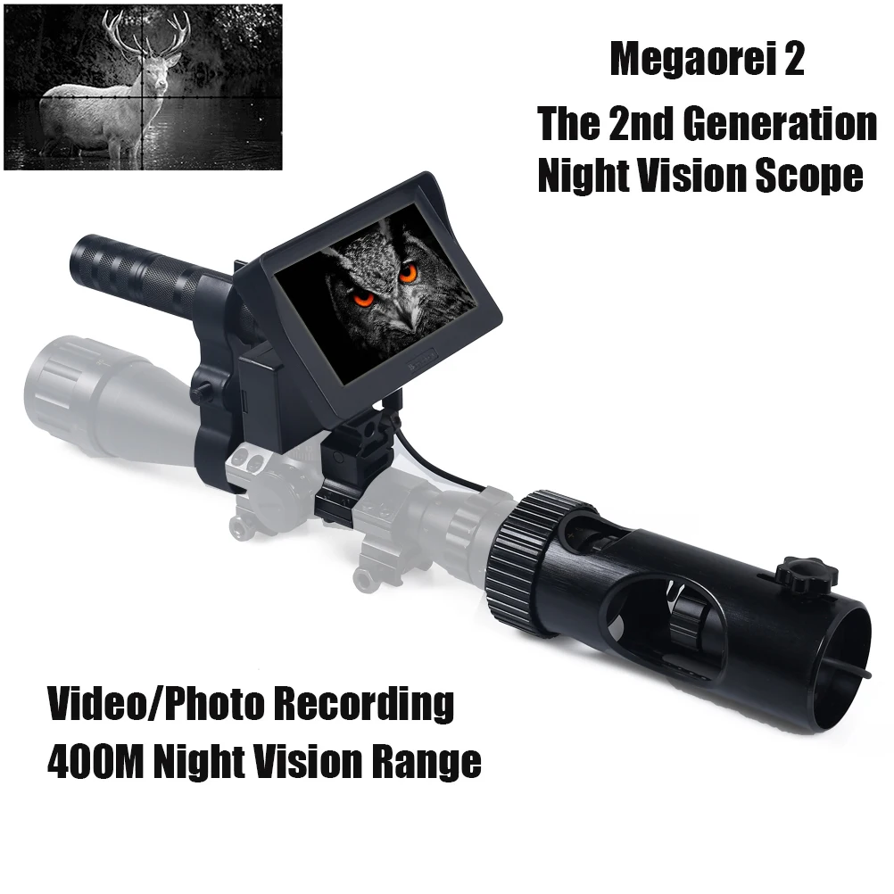 การล่าสัตว์ Riflescope Night V - Night Vision Rifle Scope Ir 850Nm บทวิจารณ์และราคา