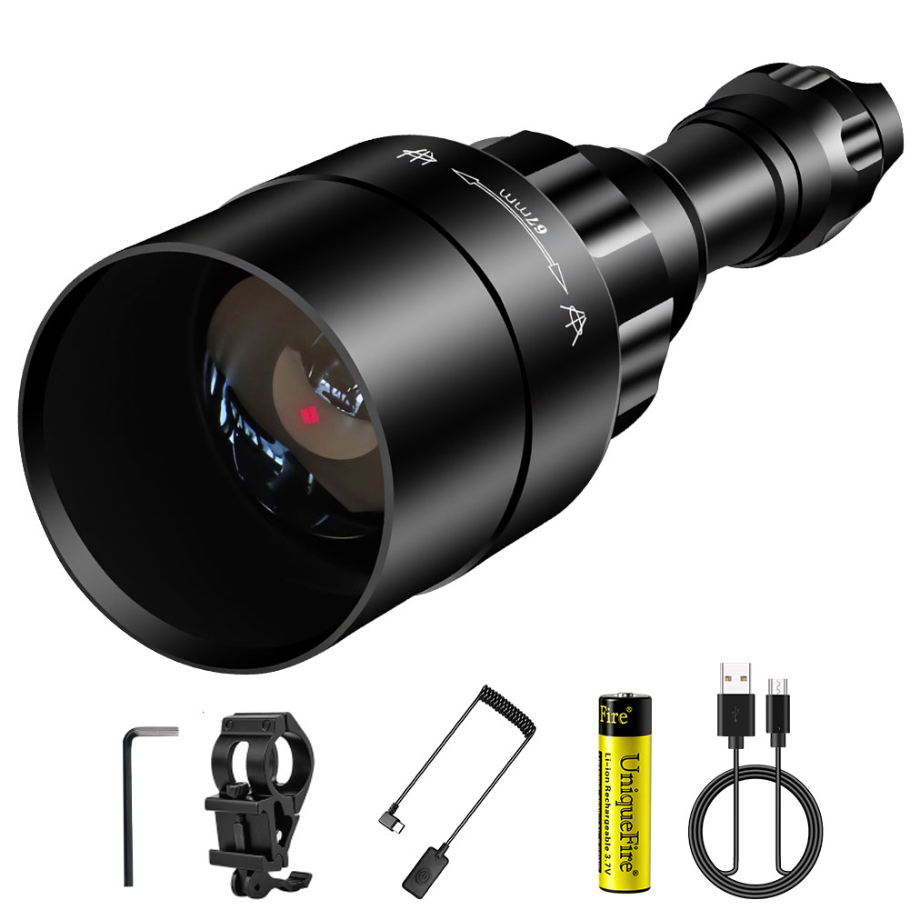 UniqueFire 1605 67มม.เลนส์ IR  - Ir Illuminator 850Nm Flashlight บทวิจารณ์และราคา