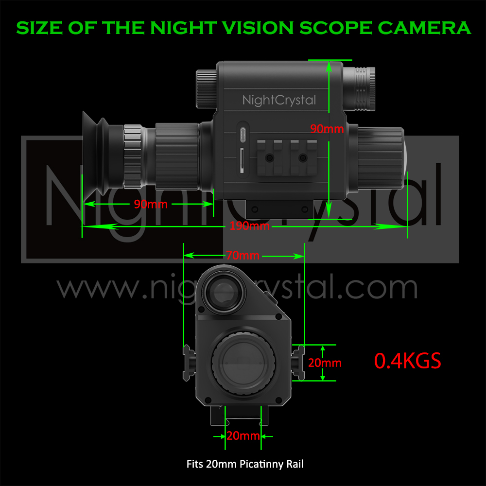 กล้องเล็งกลางคืน Megaorei M5,  - Night Vision Rifle Scope Ir 850Nm บทวิจารณ์และราคา
