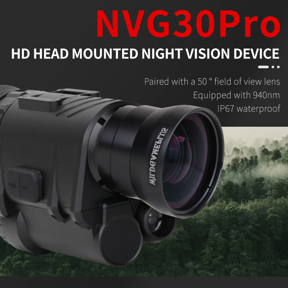 แว่นตามองกลางคืนสําหรับหมวกกัน - Night Vision Goggles Gen 3 บทวิจารณ์และราคา