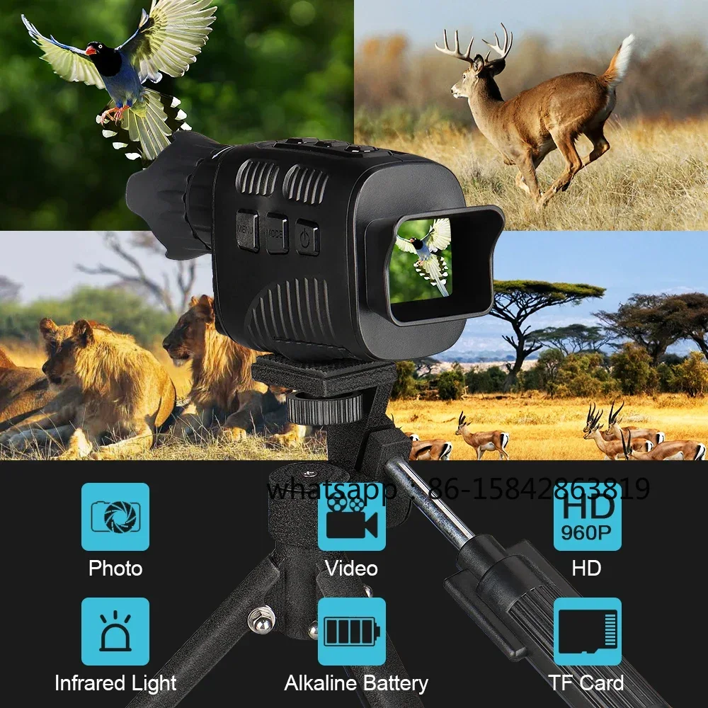 กล้องส่องทางไกลอินฟราเรดสำหรับ - Night Vision Monocular 1080P บทวิจารณ์และราคา